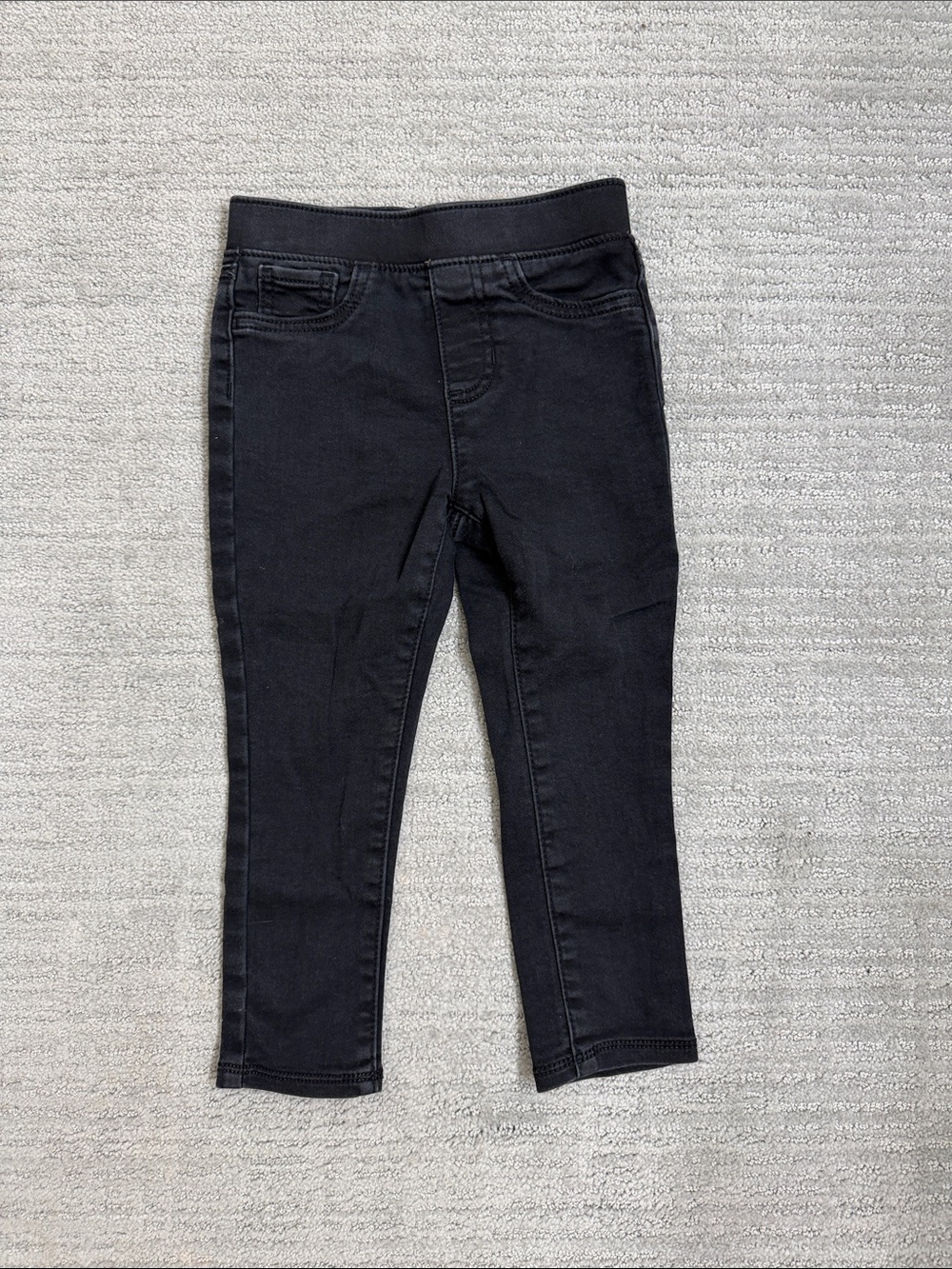 Black Kids Stretch Pull-On Jeggings